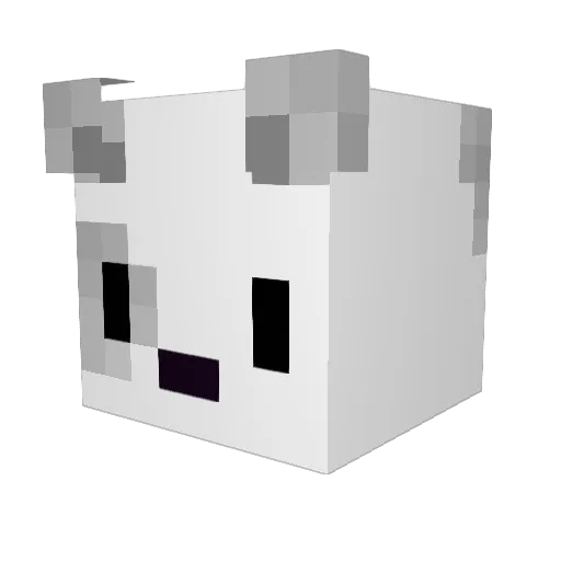 Mehison13 Minecraft avatar head, 3D render