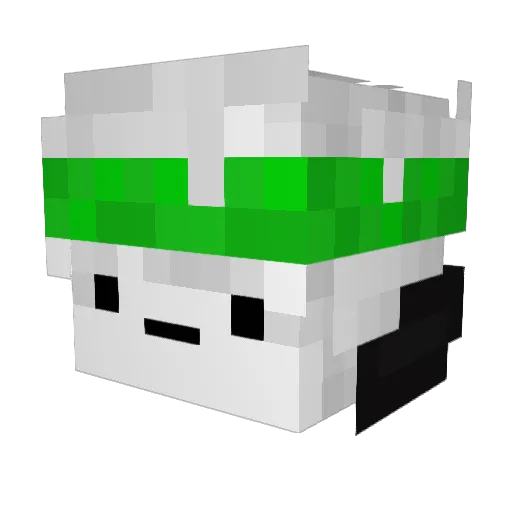 MehmetCV Minecraft avatar head, 3D render