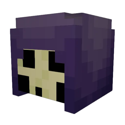 Mehmz_ Minecraft avatar head, 3D render