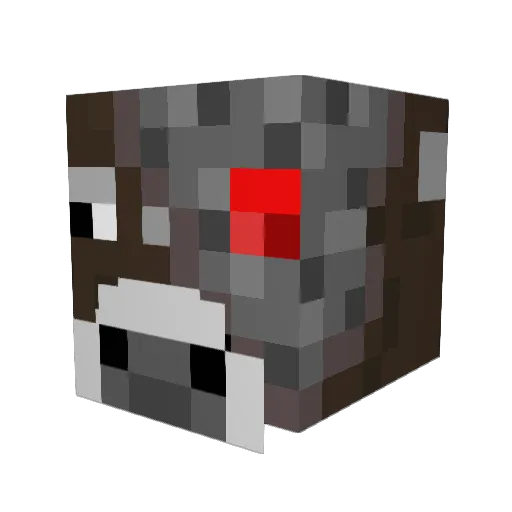 Mehpi Minecraft avatar head, 3D render
