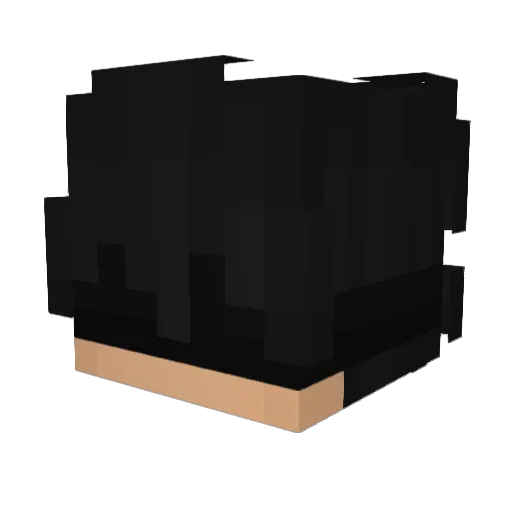 Mehscope Minecraft avatar head, 3D render