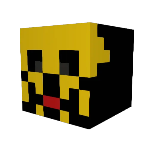 Mehtakarhu Minecraft avatar head, 3D render