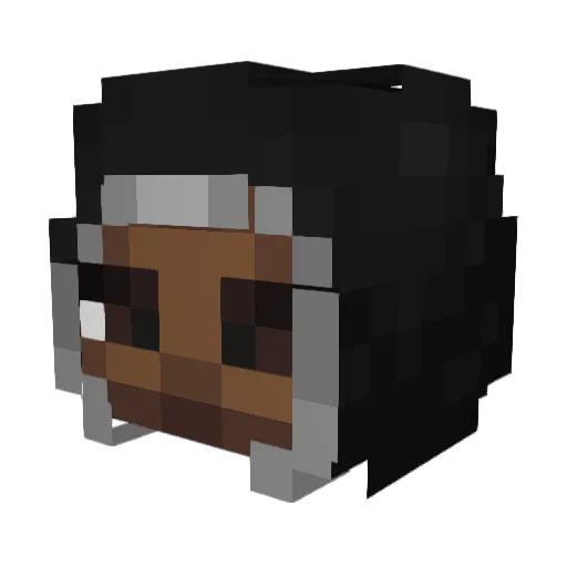 MeinGary Minecraft avatar head, 3D render