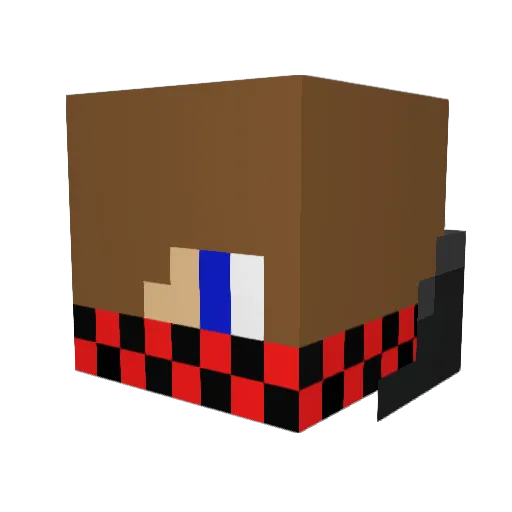 MeinKraftler99 Minecraft avatar head, 3D render