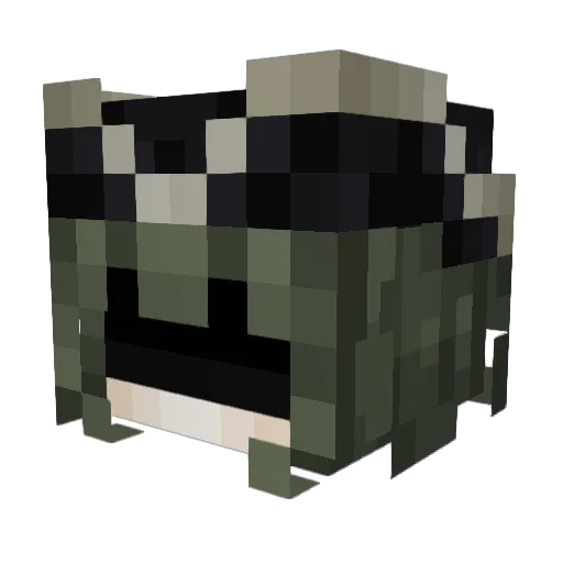 Meinu_ Minecraft avatar head, 3D render