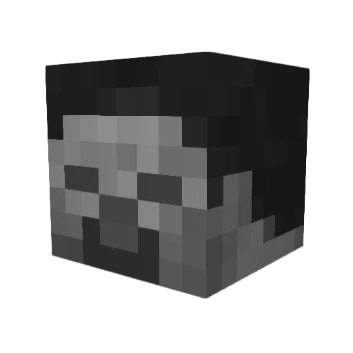 Meinzz Minecraft avatar head, 3D render