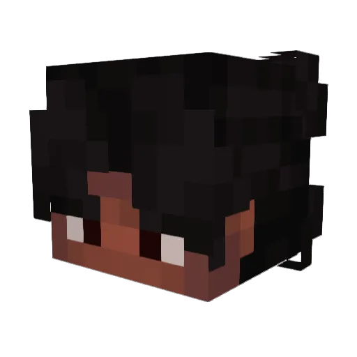 MeisterAH Minecraft avatar head, 3D render
