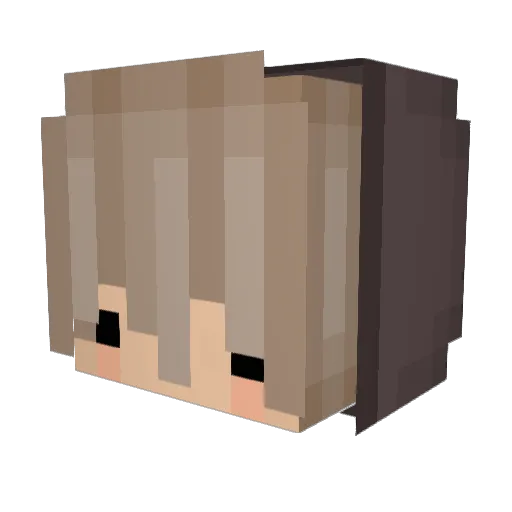 MeisterMassoth Minecraft avatar head, 3D render