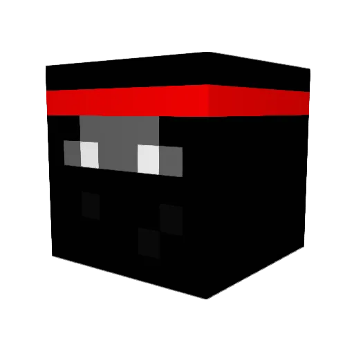 MeisterMetal Minecraft avatar head, 3D render