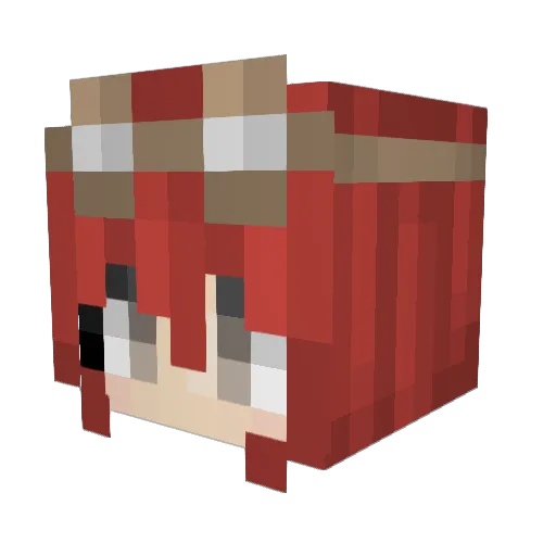 MeisterSD Minecraft avatar head, 3D render