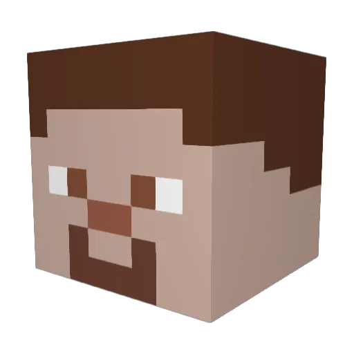 Meister_666 Minecraft avatar head, 3D render
