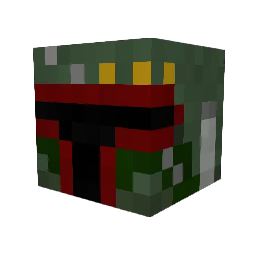 Meister_Baiter Minecraft avatar head, 3D render