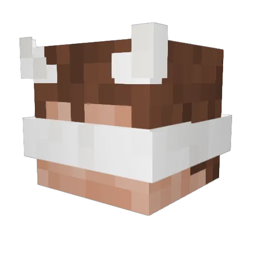 Meister_Oni Minecraft avatar head, 3D render