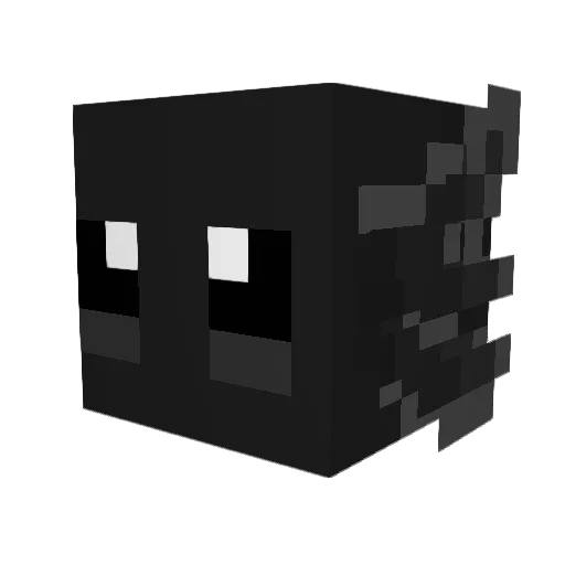Meister_lost Minecraft avatar head, 3D render