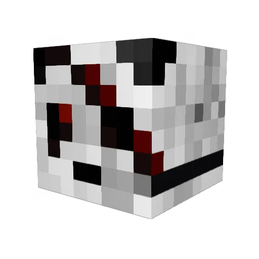 Meisterole2 Minecraft avatar head, 3D render