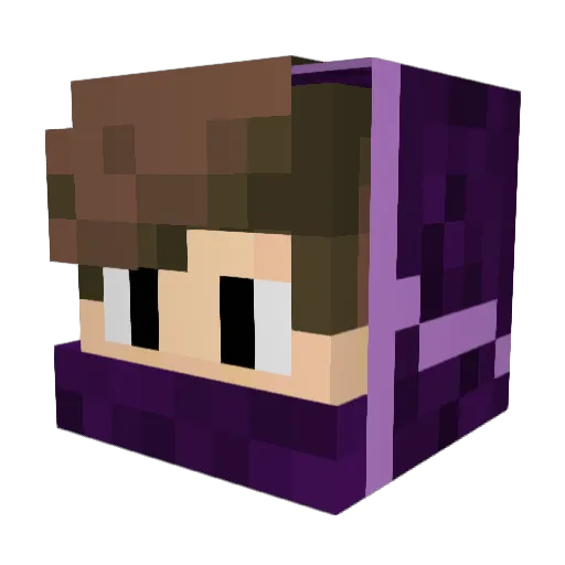 Meisteryanyan Minecraft avatar head, 3D render