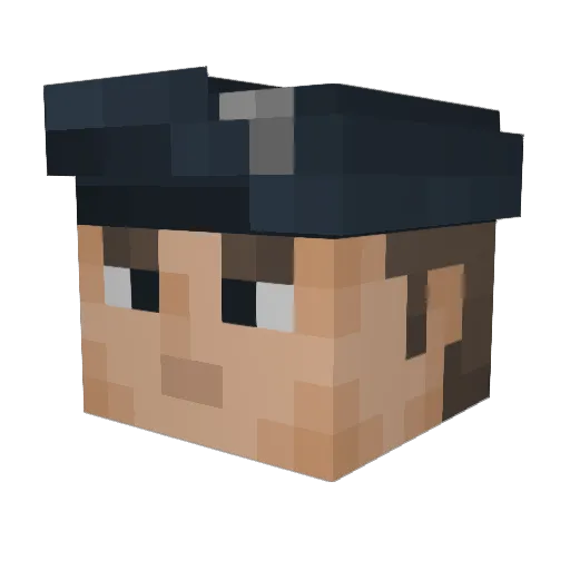 Meisterzwei25 Minecraft avatar head, 3D render