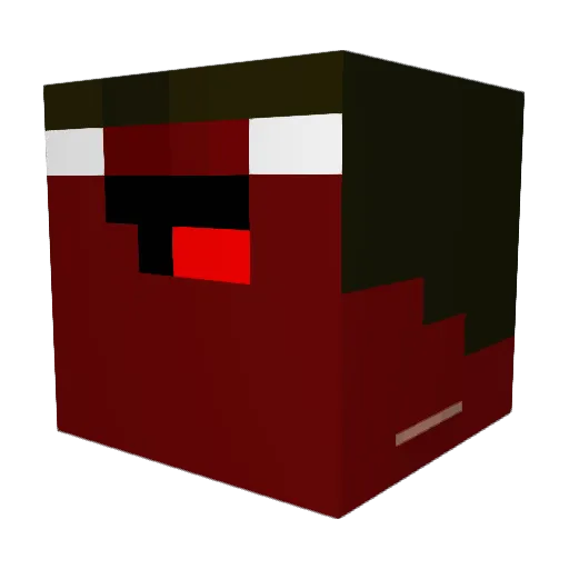 MeiterPropper02 Minecraft avatar head, 3D render