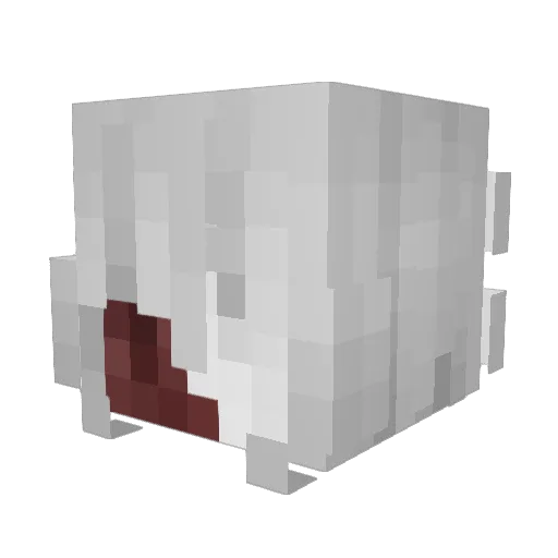MeizumeShi Minecraft avatar head, 3D render