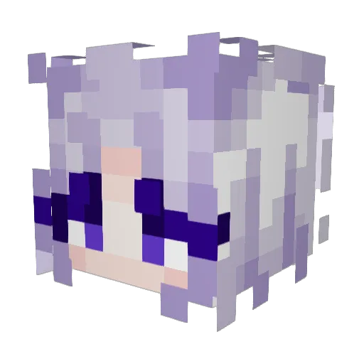MejEggs Minecraft avatar head, 3D render