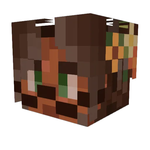 Meja2010 Minecraft avatar head, 3D render