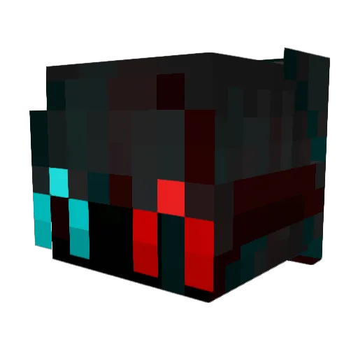 MejdyCZ Minecraft avatar head, 3D render
