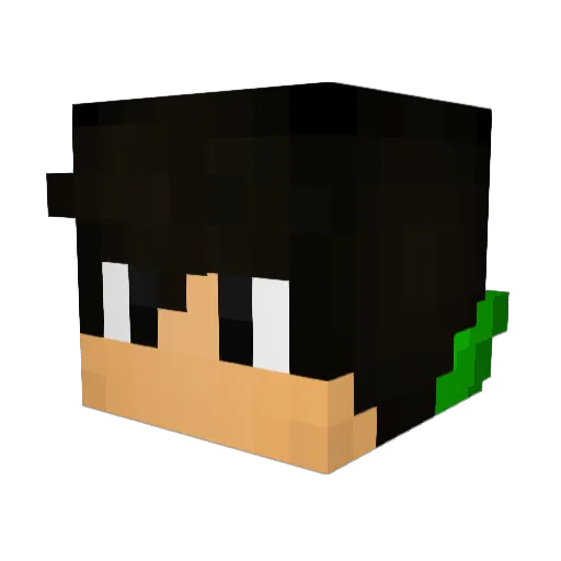 MejzrGamesCZ Minecraft avatar head, 3D render