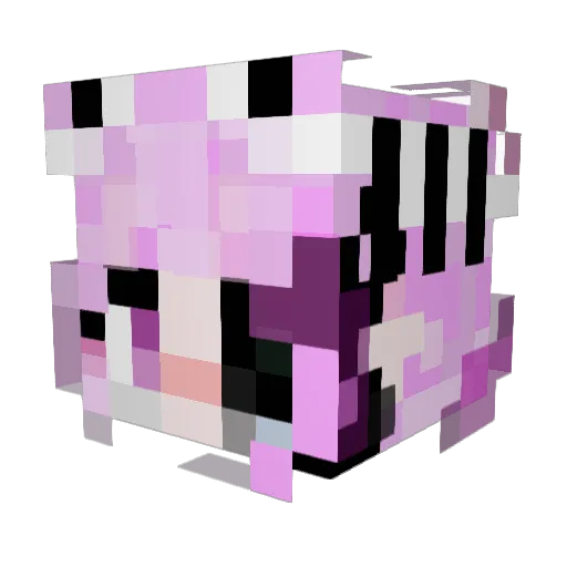 MekJa76 Minecraft avatar head, 3D render