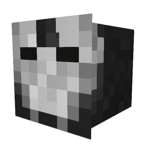 MekPoo Minecraft avatar head, 3D render