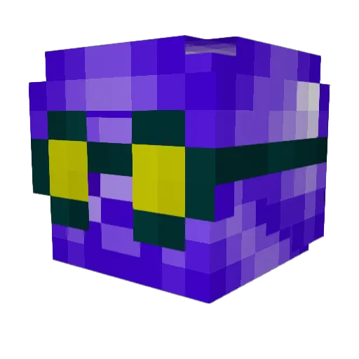 Mekan1k Minecraft avatar head, 3D render