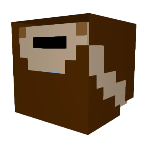 Mekm_Boi Minecraft avatar head, 3D render
