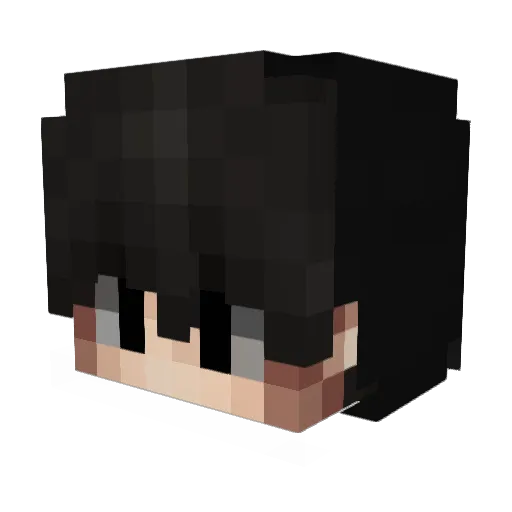 Meko61 Minecraft avatar head, 3D render