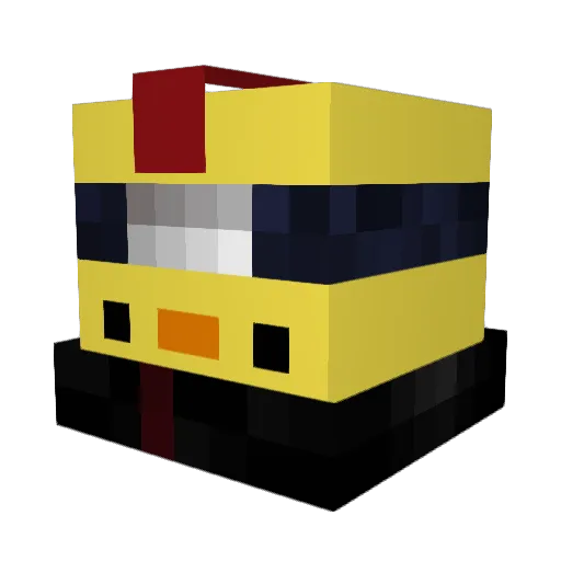 Mektor27 Minecraft avatar head, 3D render