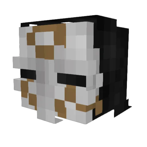 Mektoub2000 Minecraft avatar head, 3D render