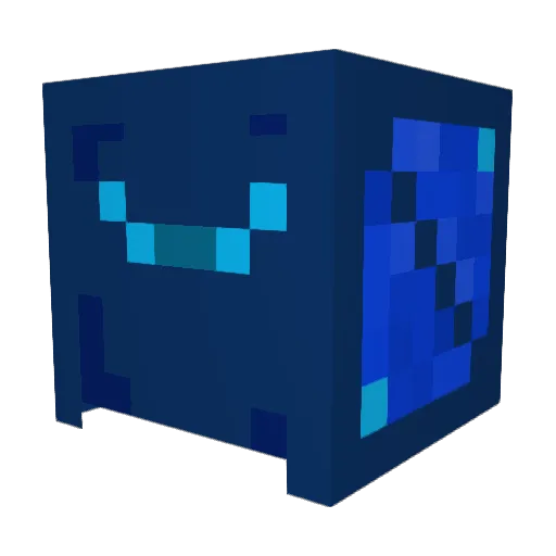 Mel0dy_ow Minecraft avatar head, 3D render