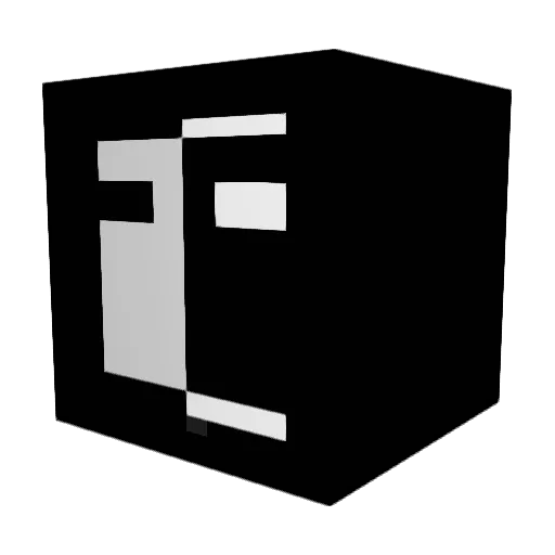 MelRonTV Minecraft avatar head, 3D render