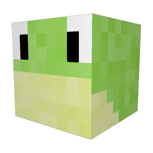 Mel_33 Minecraft avatar head, 3D render