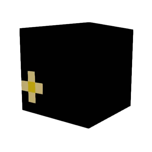 Mel_i Minecraft avatar head, 3D render
