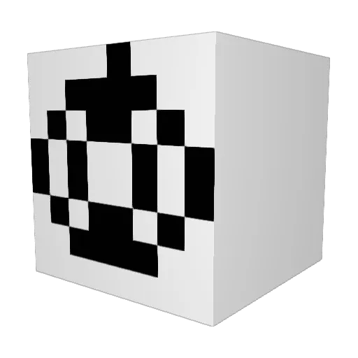 MelancholicOJ Minecraft avatar head, 3D render