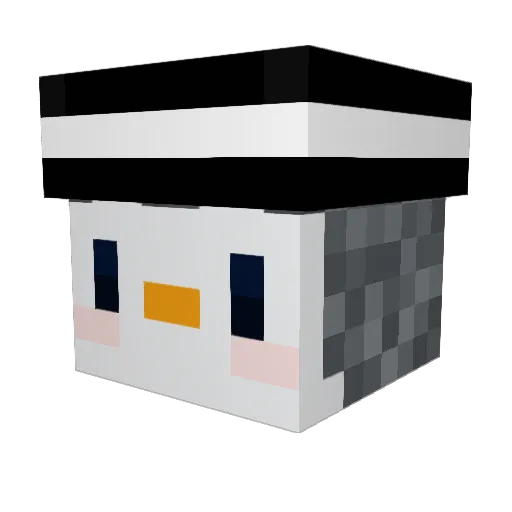 Melanchthon1497 Minecraft avatar head, 3D render