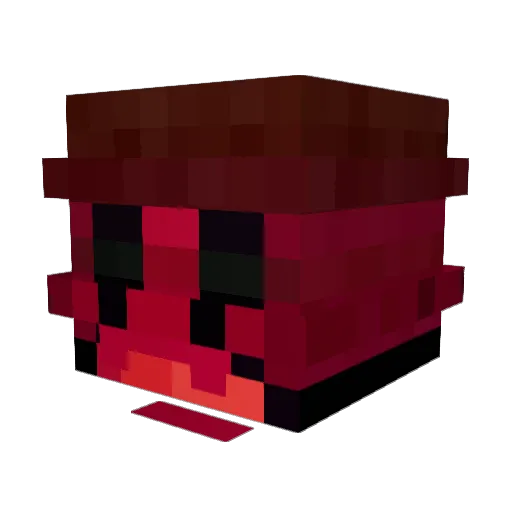 Melania411 Minecraft avatar head, 3D render