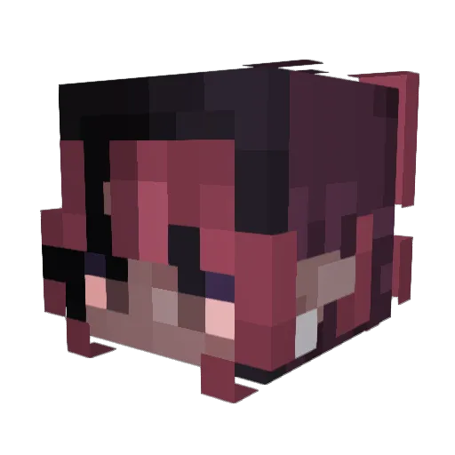 MelaninnJae Minecraft avatar head, 3D render