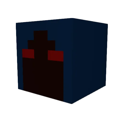 Meliano209 Minecraft avatar head, 3D render
