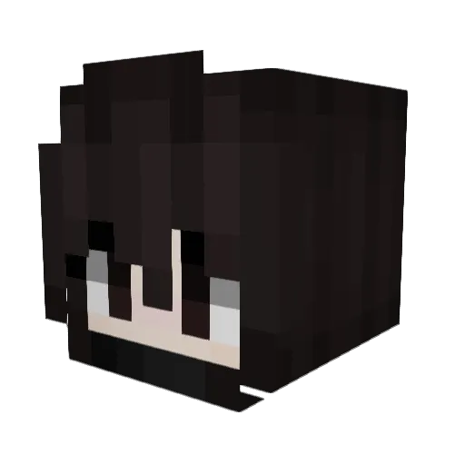 Melibon03 Minecraft avatar head, 3D render