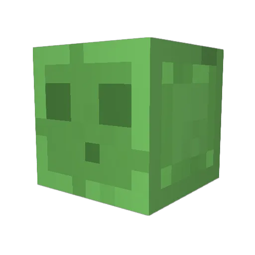 Melihah Minecraft avatar head, 3D render
