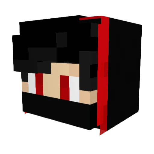 Melio_Skills Minecraft avatar head, 3D render
