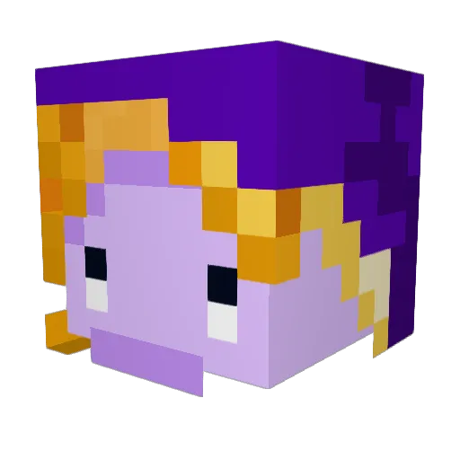 Meliodas1761 Minecraft avatar head, 3D render