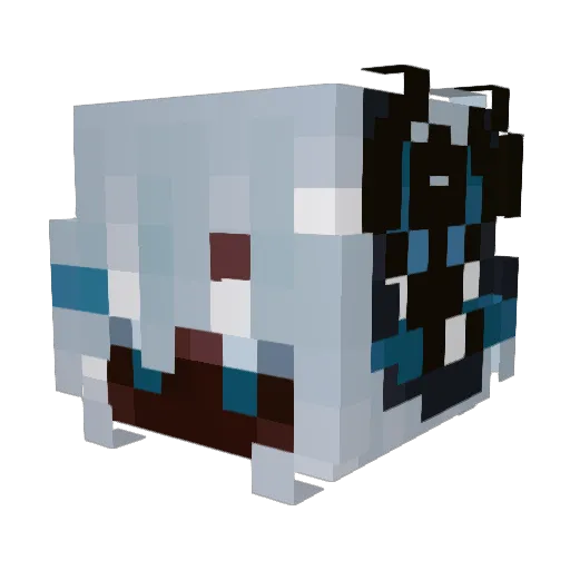 Melisheree Minecraft avatar head, 3D render