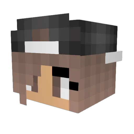 Melissa9921 Minecraft avatar head, 3D render