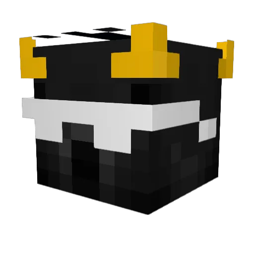 Melkr0n Minecraft avatar head, 3D render